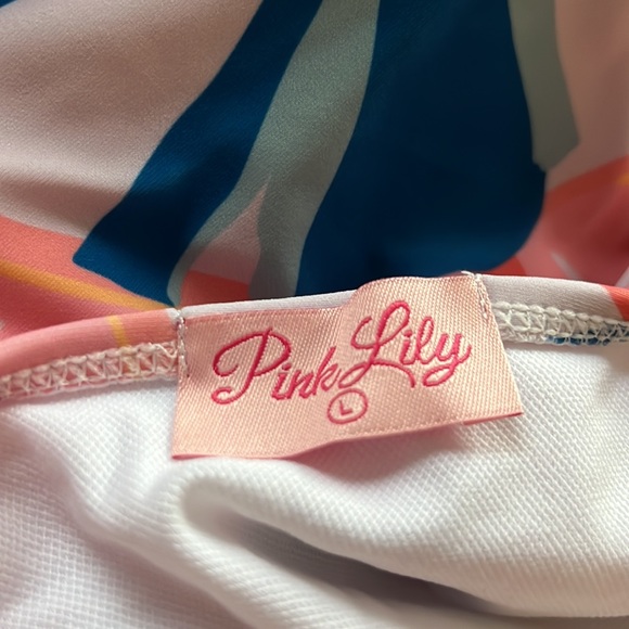 Pink Lily One Piece Swim - Picture 3 of 3